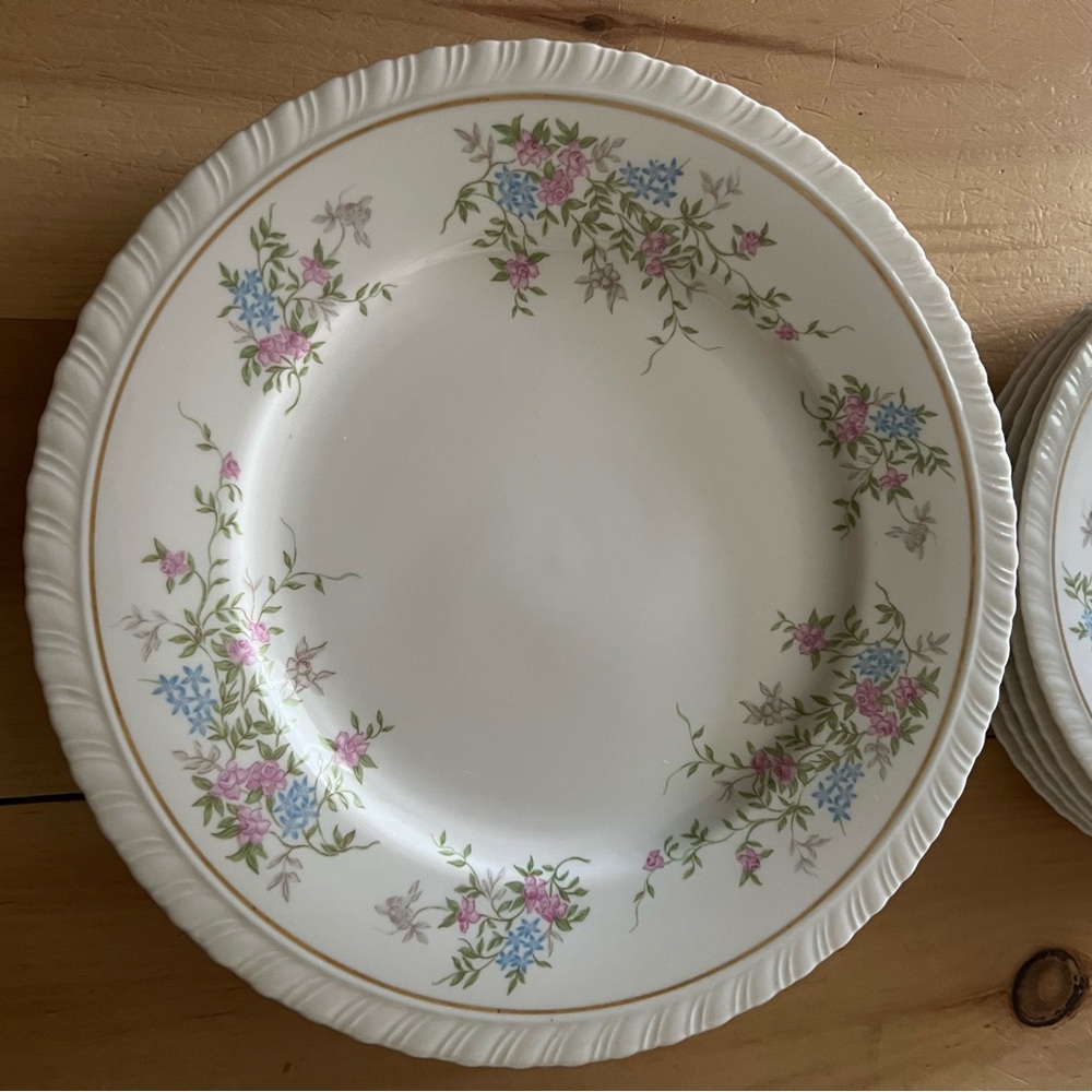 Charming Floral Dinner Plate